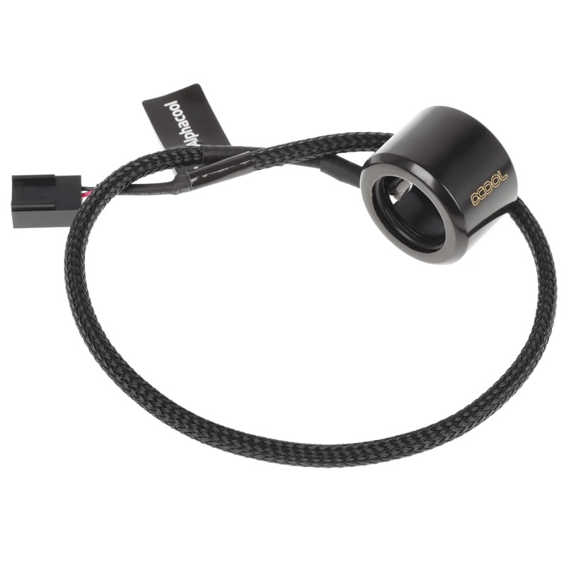 Alphacool Aurora HardTube LED Ring 16mm Deep Black - Blue - إضاءة